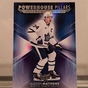 2025-26 UD Tim Hortons POWERHOUSE PILLARS Auston Matthews #CP-3 1:200
